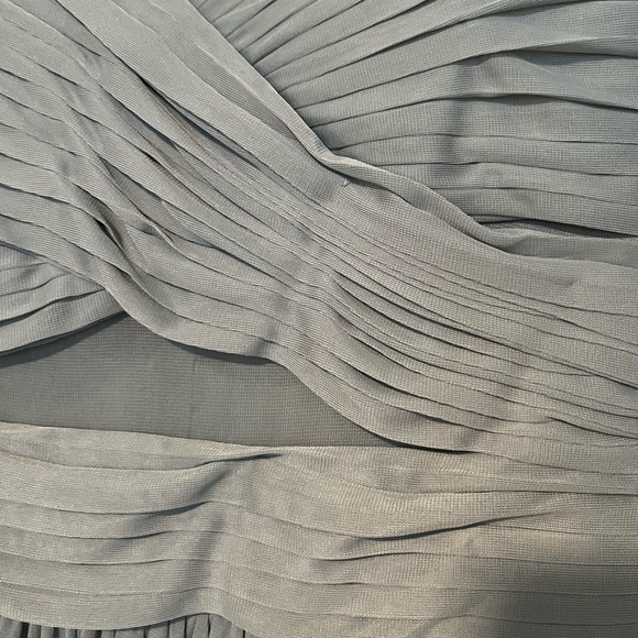 *NWT* Birdy Grey Elsye Mesh Sea Glass Bridesmaid Dress No Slit Size M - Picture 15 of 16